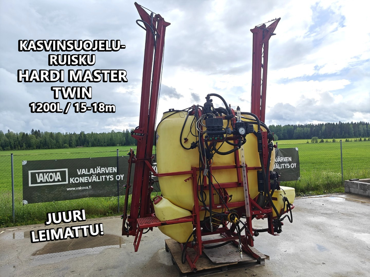 HARDI Hardi Master 1200L - 15-18m - Katsastettu - Kasvinsuojeluruisku - Traktorburen spruta: bild 1 HARDI Hardi Master 1200L - 15-18m - Katsastettu - Kasvinsuojeluruisku - Traktorburen spruta: bild 1
