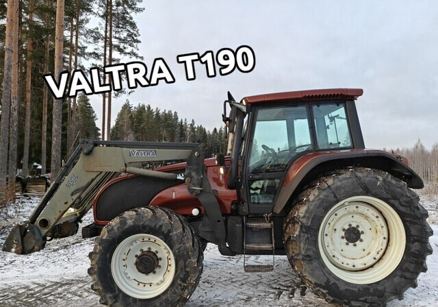 Valtra T190 HiTech etukuormaajalla - Traktor: bild 1 Valtra T190 HiTech etukuormaajalla - Traktor: bild 1