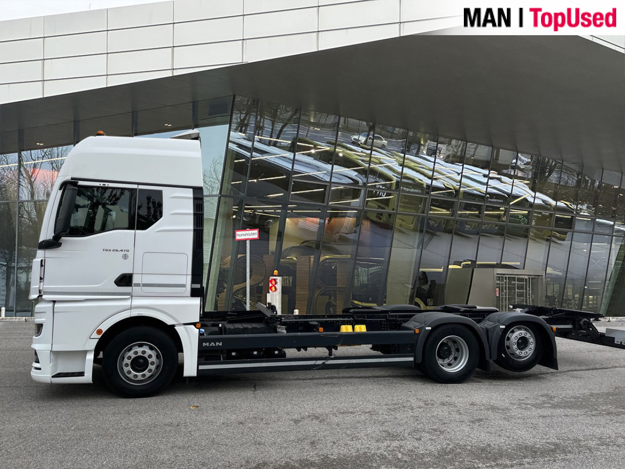 MAN TGX 26.470 6x2-2 LL CH Retarder Klima AHK ZV - Containerbil/ Växelflak lastbil: bild 2 MAN TGX 26.470 6x2-2 LL CH Retarder Klima AHK ZV - Containerbil/ Växelflak lastbil: bild 2