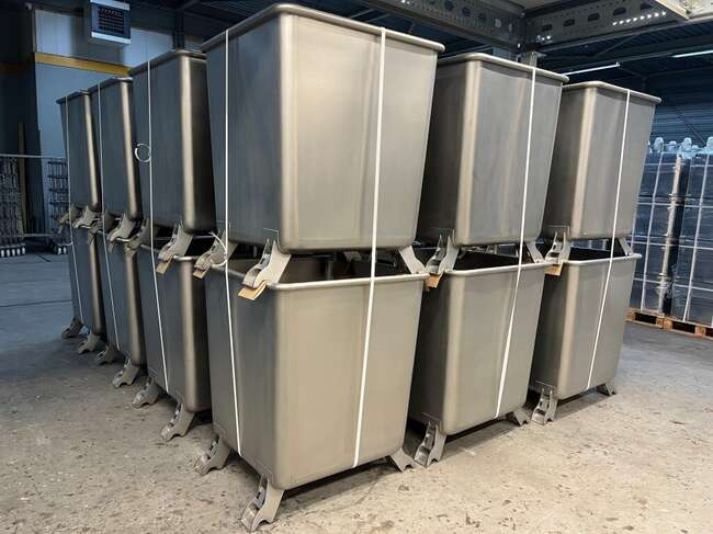 NEW Stainless steel container - Livsmedelsmaskin: bild 1 NEW Stainless steel container - Livsmedelsmaskin: bild 1