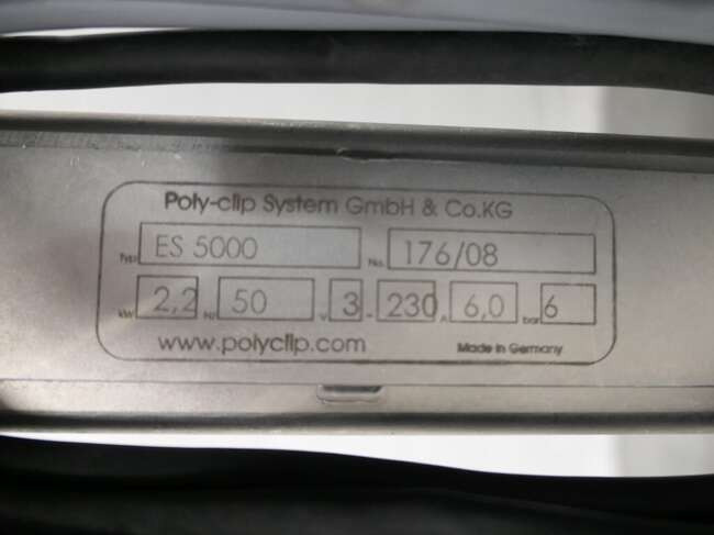 Livsmedelsmaskin Poly Clip labelling system ES5000: bild 7 Livsmedelsmaskin Poly Clip labelling system ES5000: bild 7