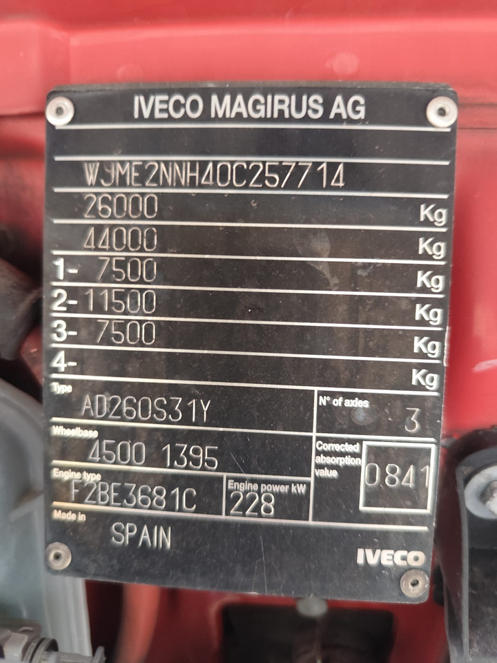 IVECO STRALIS CUBE 260S31 - Flakbil: bild 4 IVECO STRALIS CUBE 260S31 - Flakbil: bild 4
