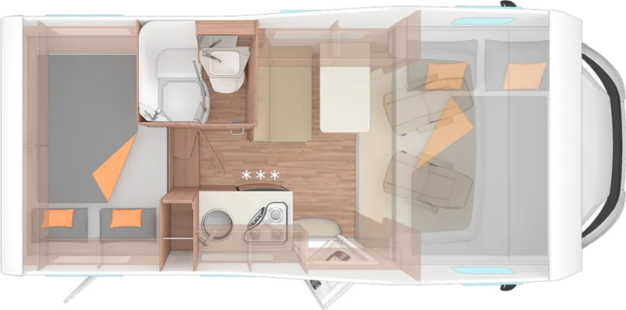 Wohnmobil Weinsberg CaraHome 550 MG - Alkovbil: bild 2 Wohnmobil Weinsberg CaraHome 550 MG - Alkovbil: bild 2