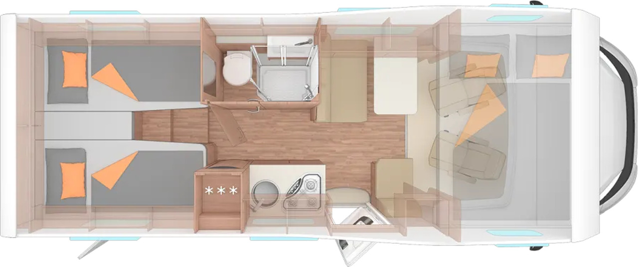 Wohnmobil Weinsberg CaraHome 650 MEG - Alkovbil: bild 2 Wohnmobil Weinsberg CaraHome 650 MEG - Alkovbil: bild 2