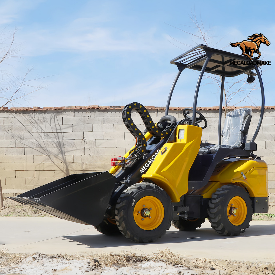 MEGALOAD AK625 Mini Wheel Loader Compact Size Articulated Diesel Kubota Engine P AK625 - Hjullastare: bild 2 MEGALOAD AK625 Mini Wheel Loader Compact Size Articulated Diesel Kubota Engine P AK625 - Hjullastare: bild 2