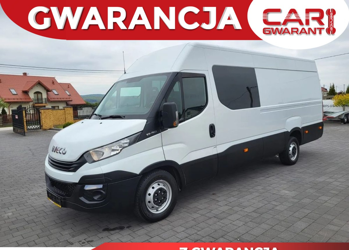 Iveco Daily Max 7 -osobowe - Dubbelhytt transportbil: bild 1 Iveco Daily Max 7 -osobowe - Dubbelhytt transportbil: bild 1
