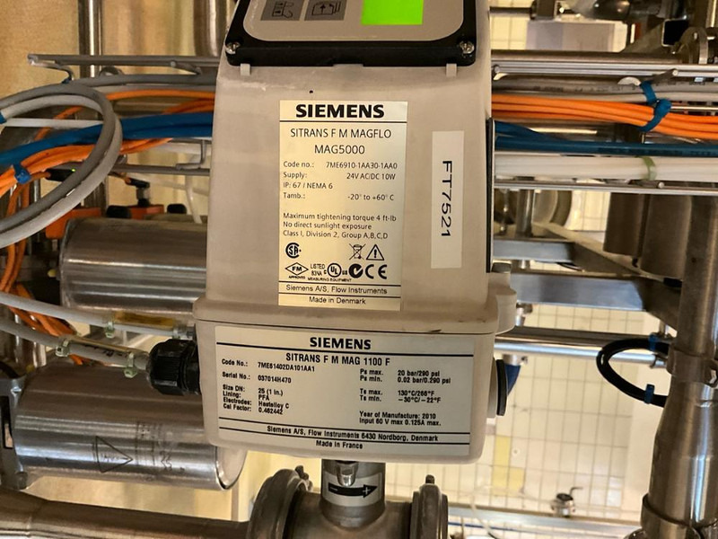 SIMENS Sitrans F M Magflo Mag5000 - Livsmedelsmaskin: bild 5 SIMENS Sitrans F M Magflo Mag5000 - Livsmedelsmaskin: bild 5