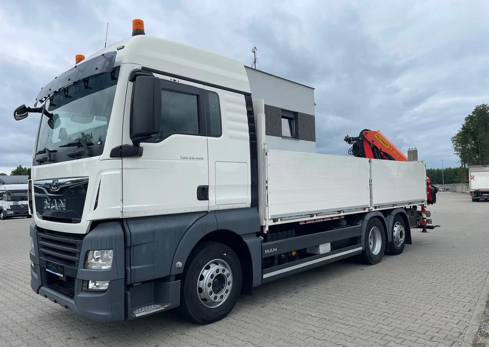 MAN TGX 26.460 HDS, PALFINGER PK 180002-EH, PILOT! - Flakbil, Kranbil: bild 1 MAN TGX 26.460 HDS, PALFINGER PK 180002-EH, PILOT! - Flakbil, Kranbil: bild 1