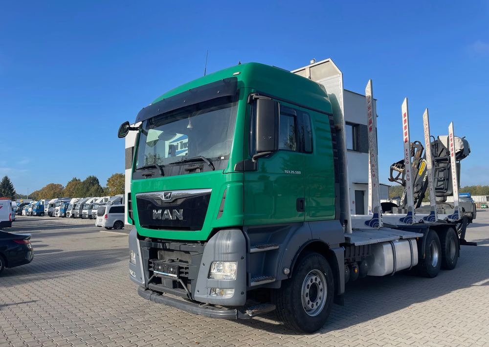 MAN TGX 26.500, 6x4, HDS EPSILOM M12Z, do transportu drewna. - Timmerbil, Kranbil: bild 2 MAN TGX 26.500, 6x4, HDS EPSILOM M12Z, do transportu drewna. - Timmerbil, Kranbil: bild 2
