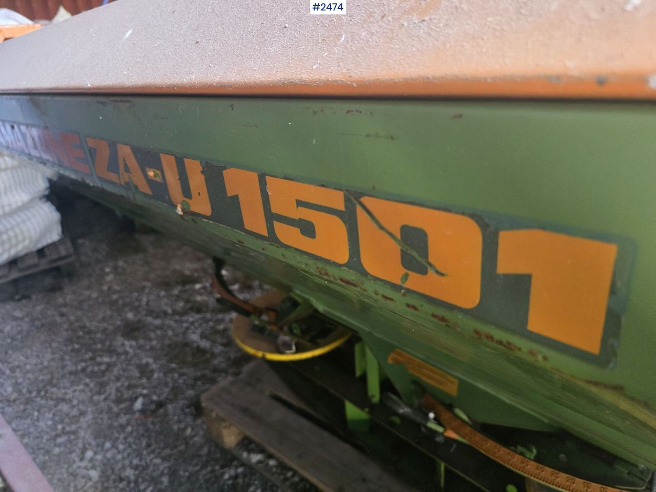 Amazone ZA-U 1501 fertilizer spreader - Mineralgödselspridare: bild 4 Amazone ZA-U 1501 fertilizer spreader - Mineralgödselspridare: bild 4