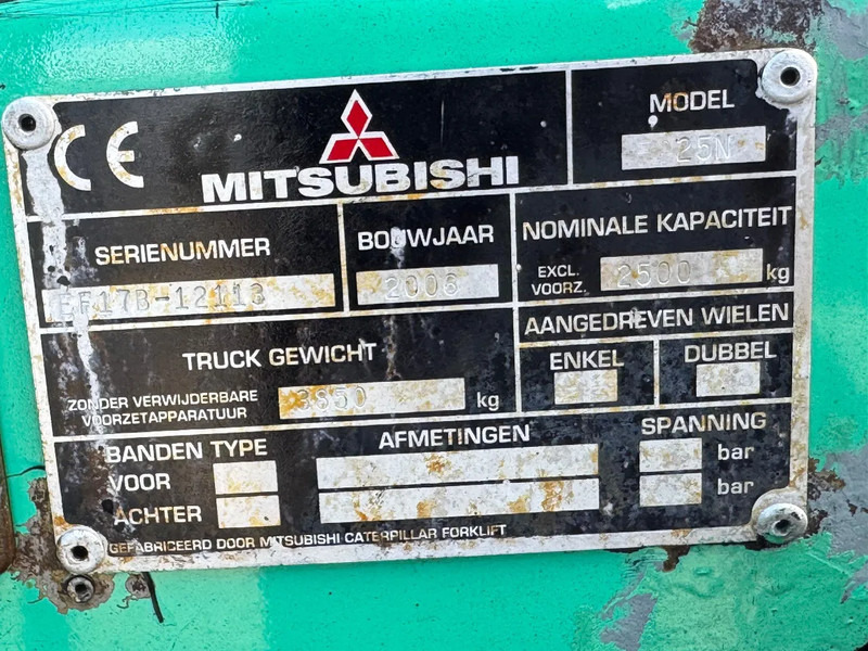 Motviktstruck Mitsubishi Triplo Freelift FG25N: bild 11