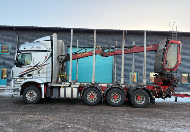 Mercedes-BenzArocs 8x4 Nosturilla! - Timmerbil, Kranbil: bild 2 Mercedes-BenzArocs 8x4 Nosturilla! - Timmerbil, Kranbil: bild 2