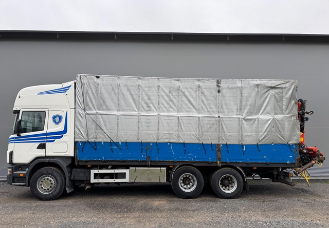 ScaniaScania 144G 6x2 - Lastbil med skåp, Kranbil: bild 3 ScaniaScania 144G 6x2 - Lastbil med skåp, Kranbil: bild 3