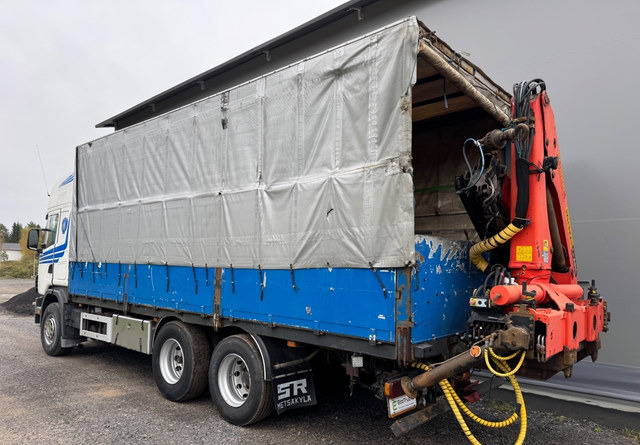 ScaniaScania 144G 6x2 - Lastbil med skåp, Kranbil: bild 4 ScaniaScania 144G 6x2 - Lastbil med skåp, Kranbil: bild 4