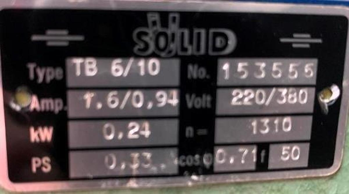 Tischbohrmaschine SOLID - Pelarborrmaskin: bild 2 Tischbohrmaschine SOLID - Pelarborrmaskin: bild 2