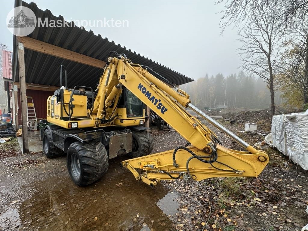 Komatsu PW 148-8  - Grävmaskin på däck: bild 3 Komatsu PW 148-8  - Grävmaskin på däck: bild 3