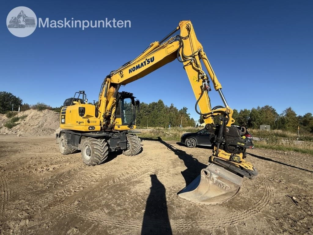 Komatsu PW 160  - Grävmaskin på däck: bild 3 Komatsu PW 160  - Grävmaskin på däck: bild 3