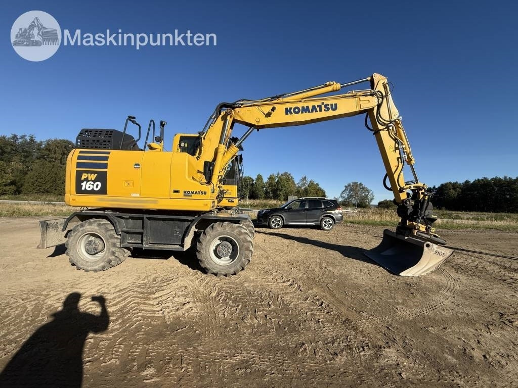 Komatsu PW 160  - Grävmaskin på däck: bild 4 Komatsu PW 160  - Grävmaskin på däck: bild 4