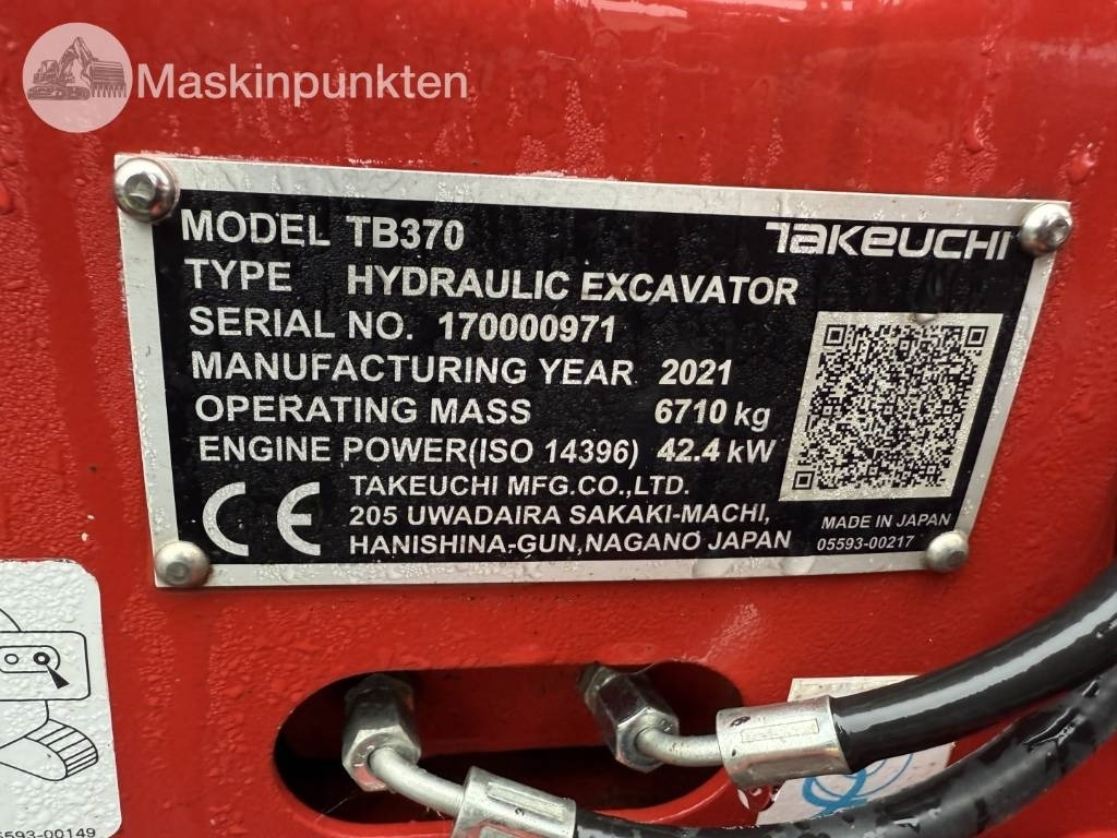 Takeuchi TB 370  - Bandgrävare: bild 5 Takeuchi TB 370  - Bandgrävare: bild 5