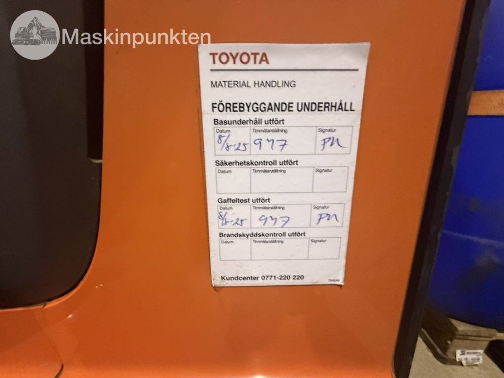 Toyota BT SWE 80 L - Eltruck: bild 4 Toyota BT SWE 80 L - Eltruck: bild 4