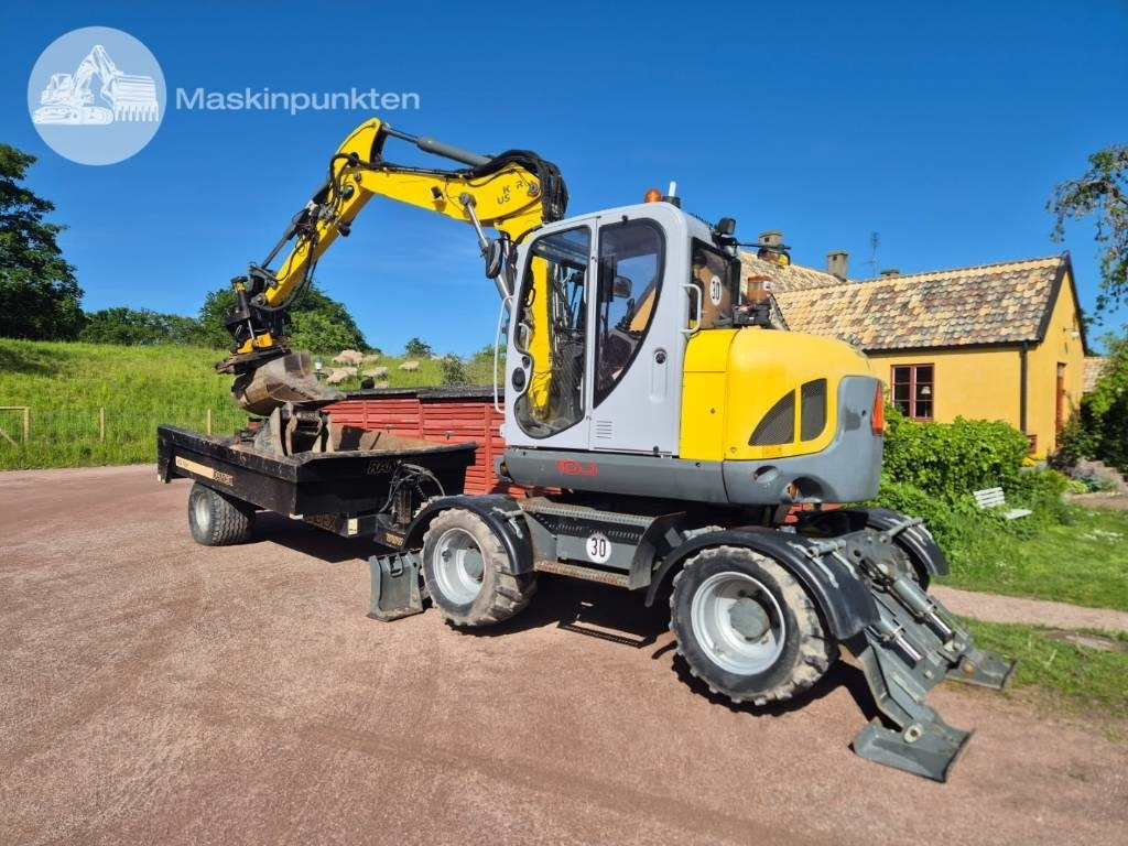 Wacker Neuson EW 100 med vagn - Grävmaskin på däck: bild 3 Wacker Neuson EW 100 med vagn - Grävmaskin på däck: bild 3