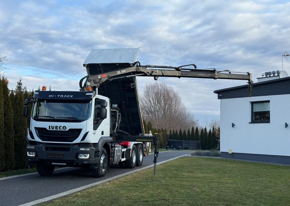 Iveco TRAKKER 450 6X4 PODWÓJNA HYDRO-BURTA HIAB 104 - Tippbil lastbil: bild 1 Iveco TRAKKER 450 6X4 PODWÓJNA HYDRO-BURTA HIAB 104 - Tippbil lastbil: bild 1