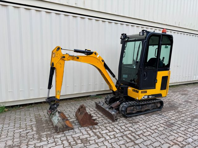 JCB 16C-1 /2019 BJ/1.171 H/verbr. Laufwerk/2xLöffel - Minigrävmaskin: bild 1 JCB 16C-1 /2019 BJ/1.171 H/verbr. Laufwerk/2xLöffel - Minigrävmaskin: bild 1