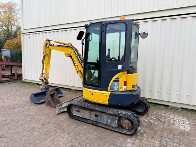 Komatsu PC26MR-3 / 2020 BJ / 2 x Löffel - Minigrävmaskin: bild 3 Komatsu PC26MR-3 / 2020 BJ / 2 x Löffel - Minigrävmaskin: bild 3