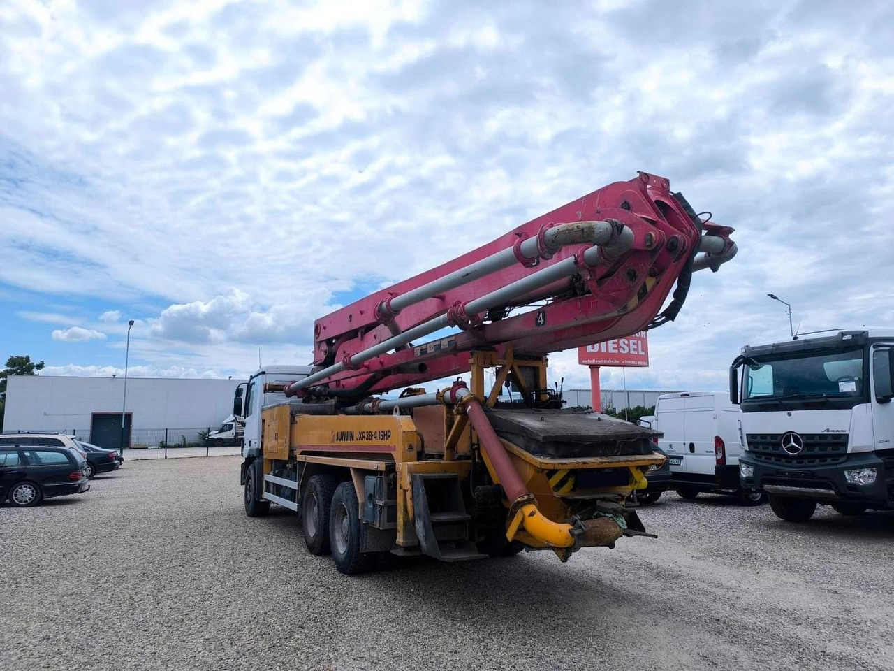 Mercedes-Benz ACTROS 3341 JUNJIN JXR 38-4 - Betongpump: bild 5 Mercedes-Benz ACTROS 3341 JUNJIN JXR 38-4 - Betongpump: bild 5