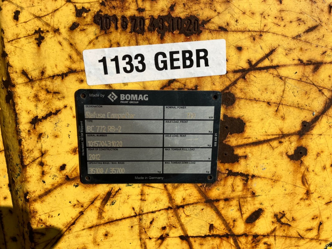 BOMAG DE BC 772 RB-2 Stage IIIa/Tier 3 - Kompaktor: bild 5 BOMAG DE BC 772 RB-2 Stage IIIa/Tier 3 - Kompaktor: bild 5
