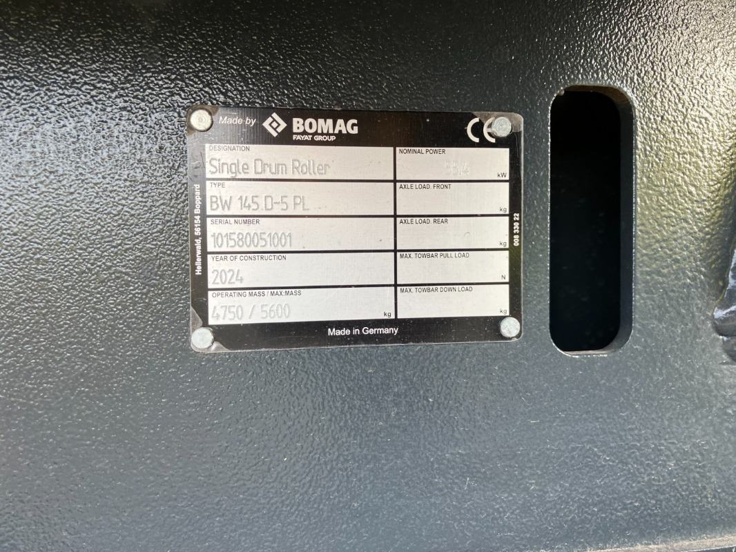 BOMAG DE BW 145 D-5 PL - Vält: bild 2 BOMAG DE BW 145 D-5 PL - Vält: bild 2
