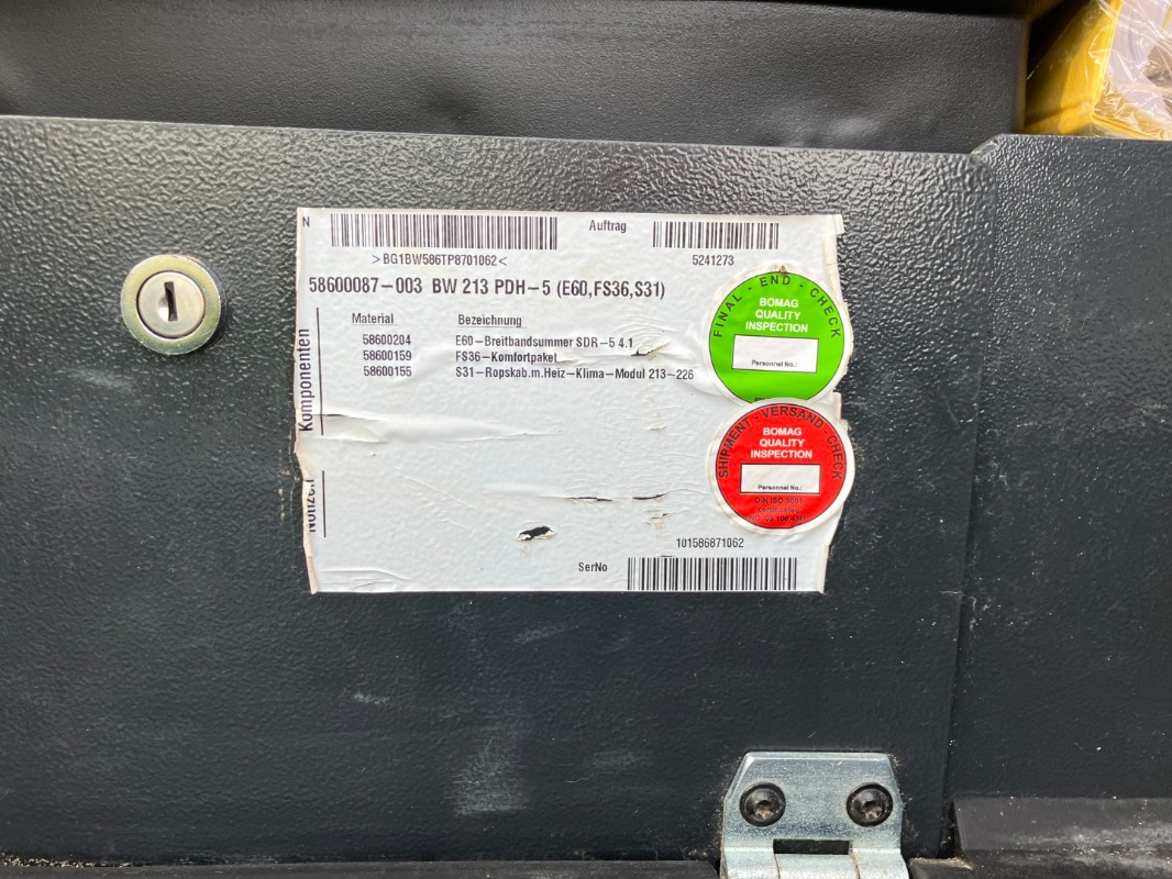 BOMAG DE BW 213 PDH-5 Stage V/Tier 4f - Vält: bild 3 BOMAG DE BW 213 PDH-5 Stage V/Tier 4f - Vält: bild 3