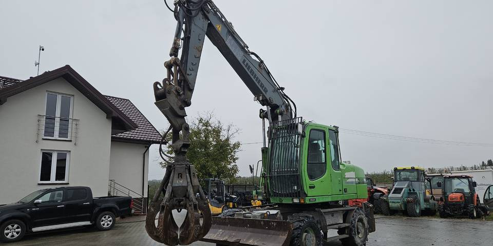 Koparka kołowa Liebherr A 316 Litronic chwytak podpory pług - Grävmaskin på däck: bild 2 Koparka kołowa Liebherr A 316 Litronic chwytak podpory pług - Grävmaskin på däck: bild 2