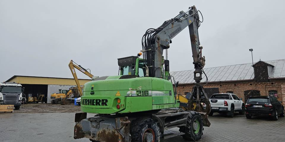 Koparka kołowa Liebherr A 316 Litronic chwytak podpory pług - Grävmaskin på däck: bild 5 Koparka kołowa Liebherr A 316 Litronic chwytak podpory pług - Grävmaskin på däck: bild 5