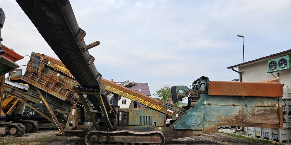 Przesiewacz mobilny Powerscreen Chieftain 1400 rozdrabniacz wibrokrata - Sorteringsverk: bild 5 Przesiewacz mobilny Powerscreen Chieftain 1400 rozdrabniacz wibrokrata - Sorteringsverk: bild 5