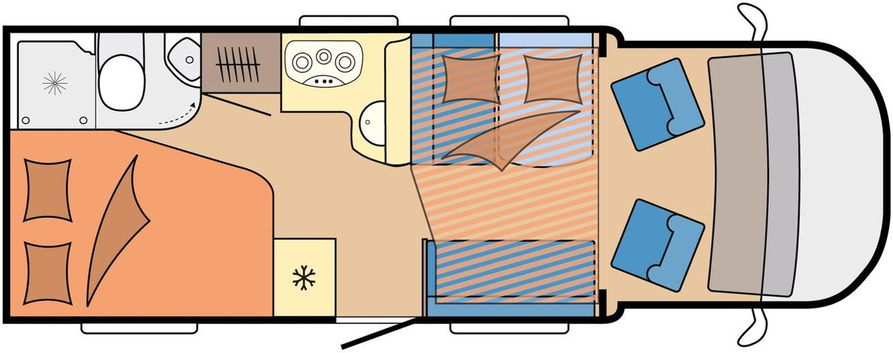 Hobby Optima T65 HFL ONTOUR *165PS*MARKISE*SOFORT* - Halvintegrerad husbil: bild 4 Hobby Optima T65 HFL ONTOUR *165PS*MARKISE*SOFORT* - Halvintegrerad husbil: bild 4