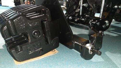 - - - 6x20 kg på 3 punkt kat. 1 ramme  - Motvikt: bild 2 - - - 6x20 kg på 3 punkt kat. 1 ramme  - Motvikt: bild 2