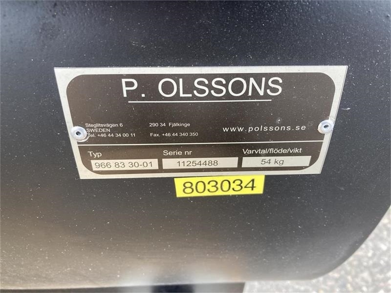 Husqvarna 125 B til R422 og P524 - Snöplog för Lantbruksmaskiner: bild 4 Husqvarna 125 B til R422 og P524 - Snöplog för Lantbruksmaskiner: bild 4