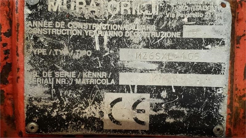 Muratori MZ6SXL 105 - Jordfräs: bild 5 Muratori MZ6SXL 105 - Jordfräs: bild 5