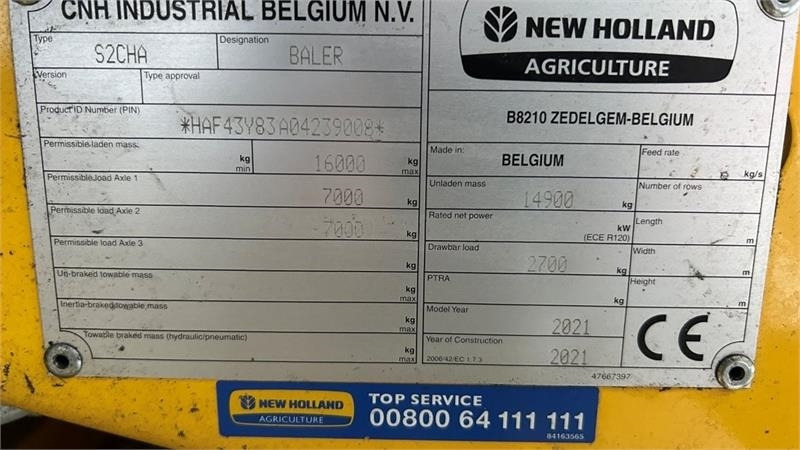 New Holland BB 1290 RC HD - Fyrkantspress: bild 5 New Holland BB 1290 RC HD - Fyrkantspress: bild 5