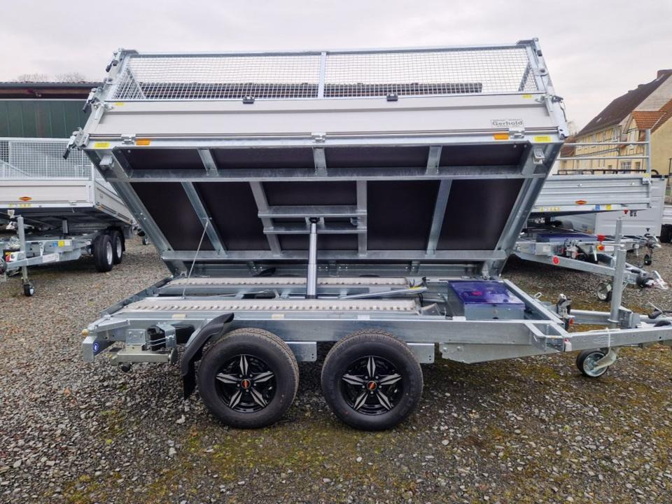 Böckmann DK-AL 3218/35 P 3,5t Gitter Rampen Stützen Alufelgen - Tippsläp: bild 2 Böckmann DK-AL 3218/35 P 3,5t Gitter Rampen Stützen Alufelgen - Tippsläp: bild 2