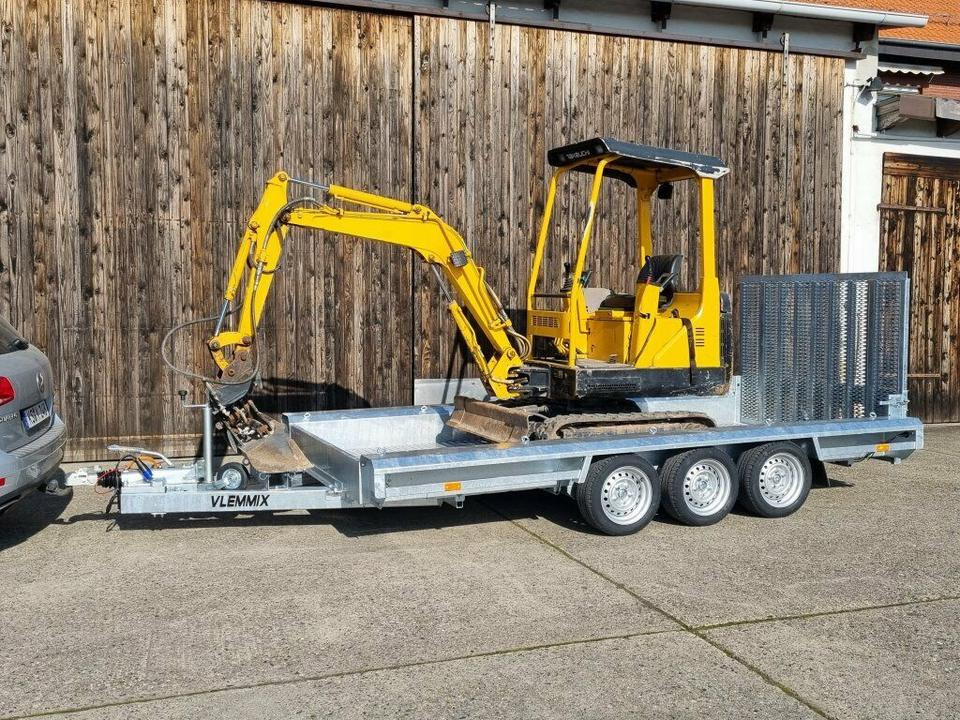 Vlemmix Tridem Maschinentransporter 3,5t Minibagger - Maskinsläp: bild 1 Vlemmix Tridem Maschinentransporter 3,5t Minibagger - Maskinsläp: bild 1