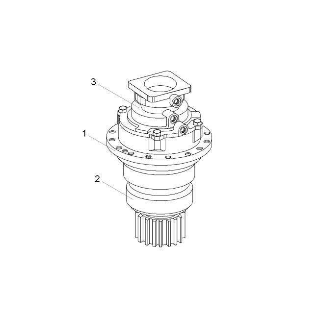Sennebogen ZF DR250 053017 and ZF DR350 250184 slewing gear - Svängmotor för Materialhanterare: bild 1 Sennebogen ZF DR250 053017 and ZF DR350 250184 slewing gear - Svängmotor för Materialhanterare: bild 1