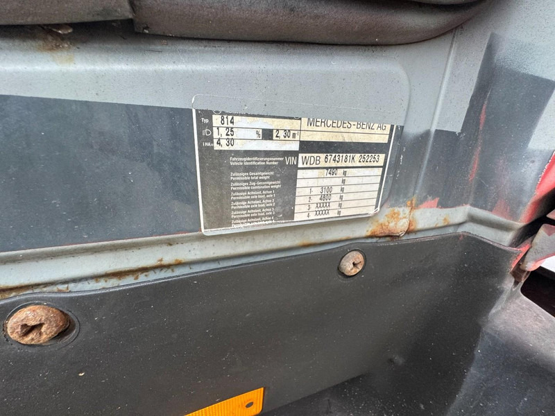 Tippbil lastbil Mercedes-Benz SK 814 (FULL STEEL SUSPENSION / MANUAL GEARBOX / 3-SIDE TIPPER): bild 13
