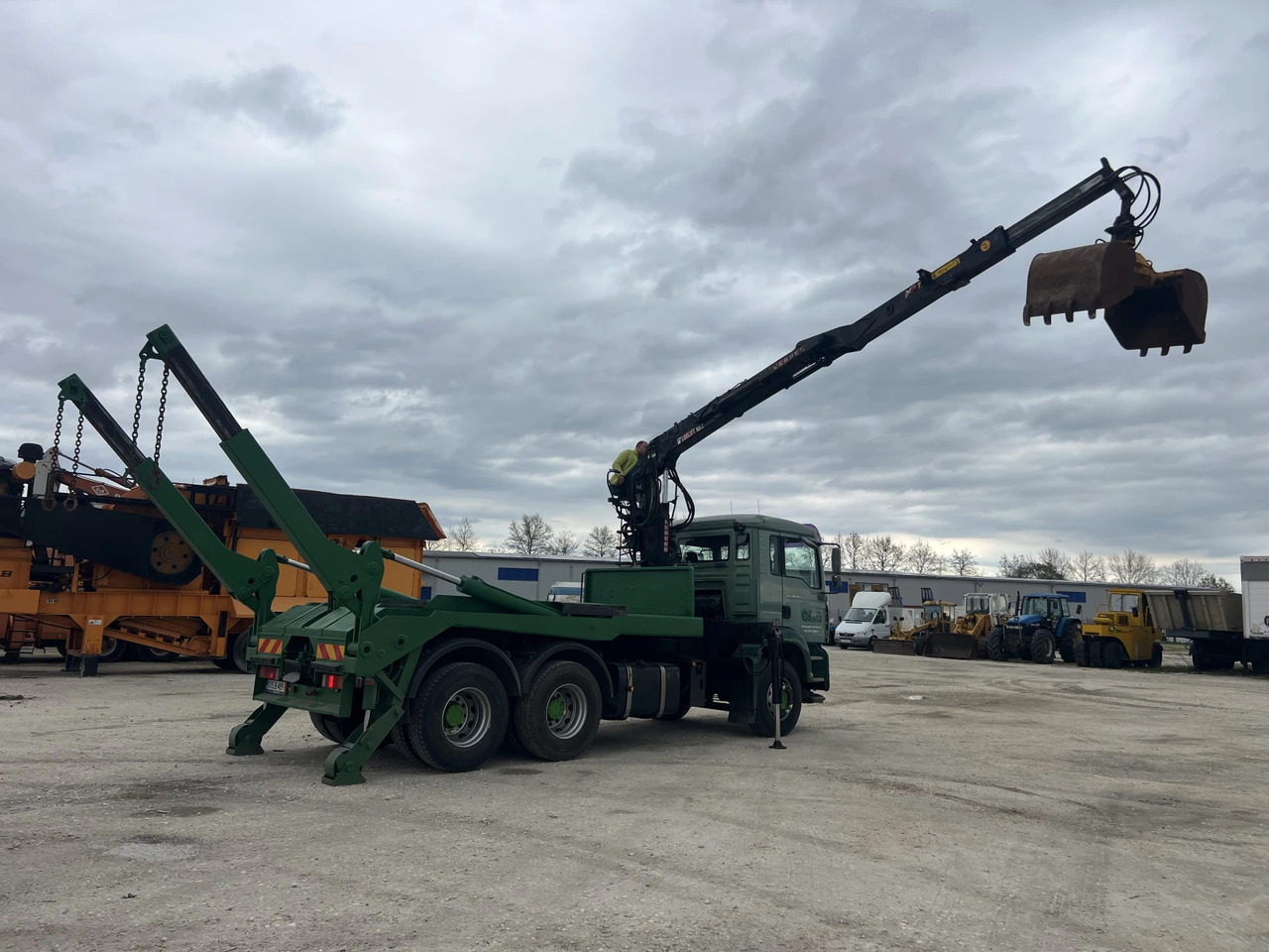 Man Tga 6х4, Кран-Z, Мултилифт - Liftdumper lastbil, Kranbil: bild 3 Man Tga 6х4, Кран-Z, Мултилифт - Liftdumper lastbil, Kranbil: bild 3