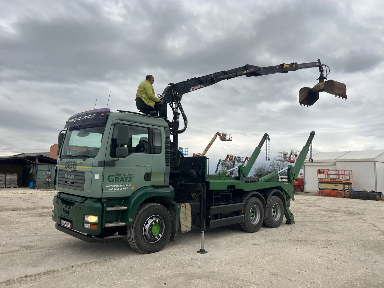 Man Tga 6х4, Кран-Z, Мултилифт - Liftdumper lastbil, Kranbil: bild 1 Man Tga 6х4, Кран-Z, Мултилифт - Liftdumper lastbil, Kranbil: bild 1