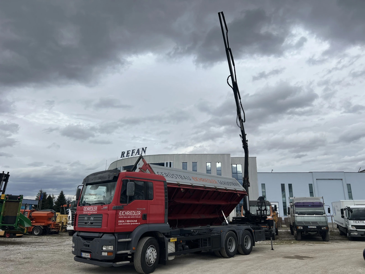 Man Tga 6х4, Самосвал с Кран - Tippbil lastbil, Kranbil: bild 5 Man Tga 6х4, Самосвал с Кран - Tippbil lastbil, Kranbil: bild 5