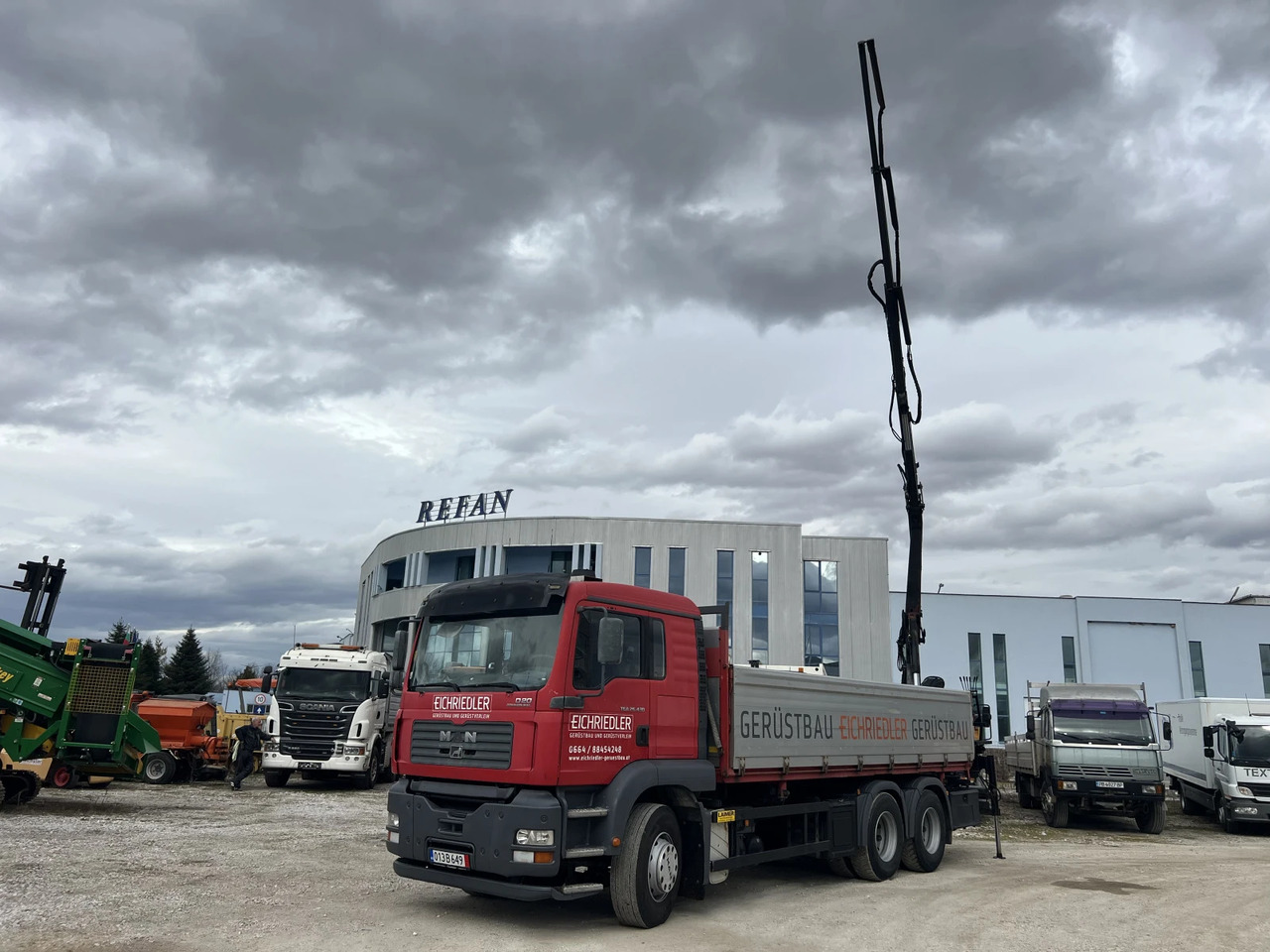 Man Tga 6х4, Самосвал с Кран - Tippbil lastbil, Kranbil: bild 3 Man Tga 6х4, Самосвал с Кран - Tippbil lastbil, Kranbil: bild 3