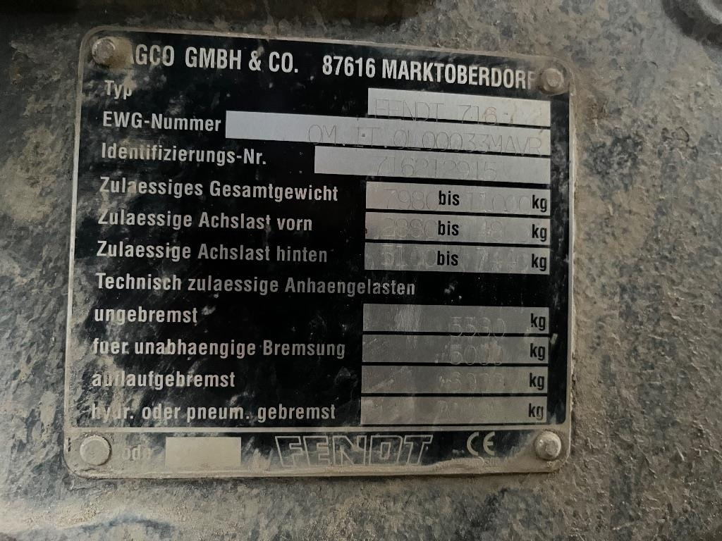 Fendt Favorit 716 Vario - Traktor: bild 5 Fendt Favorit 716 Vario - Traktor: bild 5
