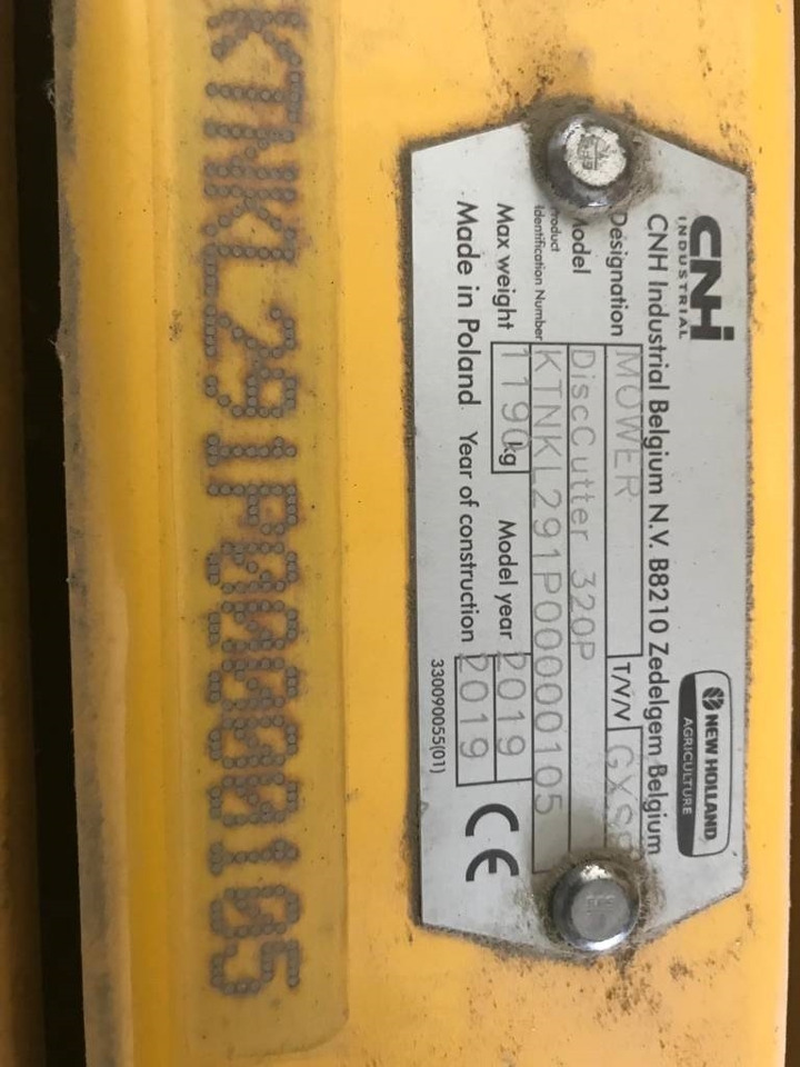 New Holland DISCOCUTTER 320 P  - Slåttermaskin: bild 2 New Holland DISCOCUTTER 320 P  - Slåttermaskin: bild 2
